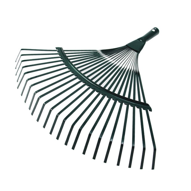 42cm Garden Leaf Rake Head - Metal Replacement Rake Rake -