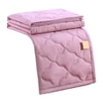 thumbnail image 3 of Cooling Summer Quilt 39x59in Washable Polyester Air Conditioning Cover Lightweight Breathable Bedspread Red, 3 of 6