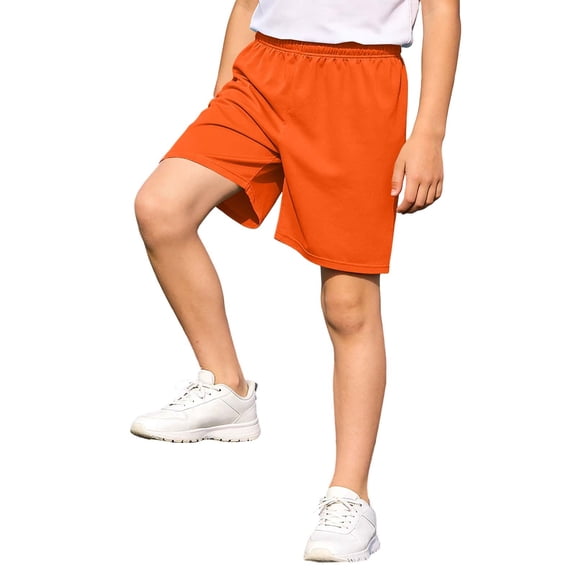 Boys Athletic Shorts & Sports Shorts - Lightweight Quick-Dry Football Training Shorts, Professional Sports Style Game Wear, Soccer & Gym Activities For 5-13 Years