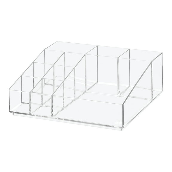 Grand Innovations Spa Acrylic Cosmetic Organizer -16 Section Organizer Clear