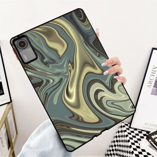 for Xiaomi Pad 5 6 Pro Tablet Case for Xiaomi Redmi Pad SE 2023 11 Inch Fashion Marble Pattern Hard Matte Cover For Xiaomi Pad 6 Y1-P111 5 or 5Pro 11in
