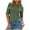 Army Green, variant on Heisall Womens Tops Half Sleeve Round Neck Solid Color Casual Tshirts