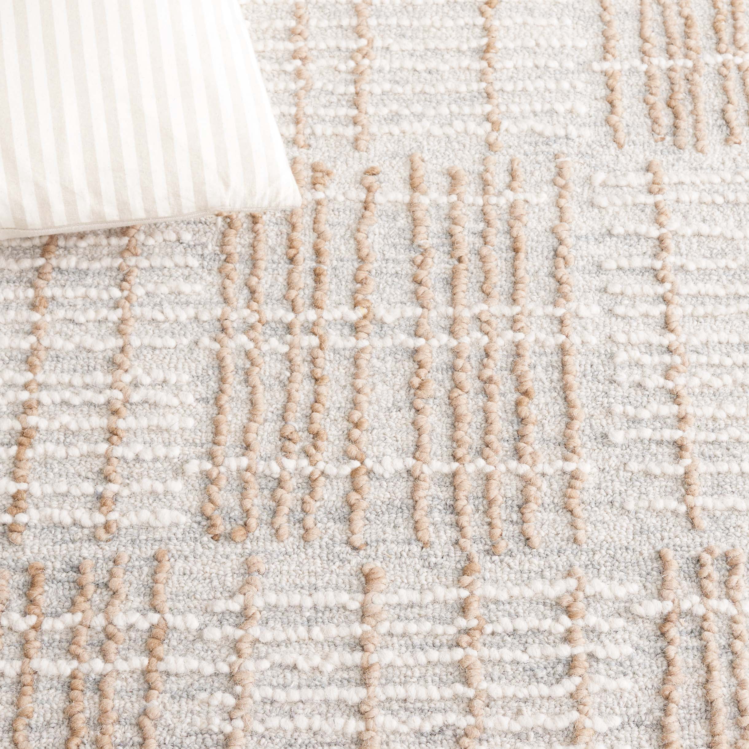 Safavieh Abstract Milan Striped Area Rug, Sage/Taupe, 6' x 6' Square