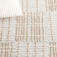 thumbnail image 6 of SAFAVIEH Abstract Milan Striped Area Rug, Sage/Taupe, 6' x 6' Round, 6 of 10