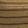 thumbnail image 2 of 25-inch Double-corded Patterned Tapestry Square Floor Pillow with Insert, Autumn Stripes, 2 of 2