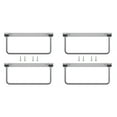 thumbnail image 1 of Foldable RV Shoe Rack Aluminium Alloy RV Shoe Rack Camper Shoe Storage 13.1*6*12.2inch-4 Pack, 1 of 9