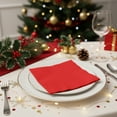 thumbnail image 6 of Beautynvta 10 Pcs Christmas Party Paper Napkins Set, Red Disposable Festive Tableware Paper Napkins, Paper Napkins Dinnerware Set for Christmas Winter Holiday Party Supplies, 6 of 6