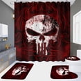 thumbnail image 1 of Wosthever Alfombra de contorno, aplicación única para una experiencia resistente al agua, cortina de ducha impermeable, antideslizante Juegos de accesorios de baño K8 cuatro piezas, 1 of 6