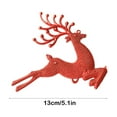 thumbnail image 3 of BingTong Christmas Reindeers Decoration Christmas Gifts Christmas Tree Hanging For Christmas Tree Decoration Gifts Festival Home Decoration Red, 3 of 6