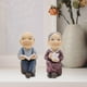 thumbnail image 3 of 2x Figuritas de Pareja de Ancianos Estatuilla en Miniatura Regalo de Aniversario Arte Decorativo Adorno Artesanal para La Decoración Del Hogar de La S Estilo B, 3 of 7