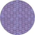 thumbnail image 1 of Ahgly Company Tapis de Zone Rond d'Intérieur Lavable à la Machine, Transitionnel, Violet Mimosa Violet, 7 Pieds Rond, 1 of 7