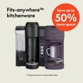 thumbnail image 4 of BELLA VersaBrew 2-in-1 Coffee Maker, K-Cup Compatible, Single Serve & 12-Cup Carafe Brewer, Iced Coffee Function, Plum, 4 of 8