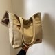thumbnail image 5 of Bolso de mano de lona para mujer, bolso hobo de gran capacidad, bolso de estudiante (caqui), 5 of 8