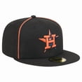 thumbnail image 3 of Men's New Era Black Houston Astros Soutache 59FIFTY Fitted Hat, 3 of 5