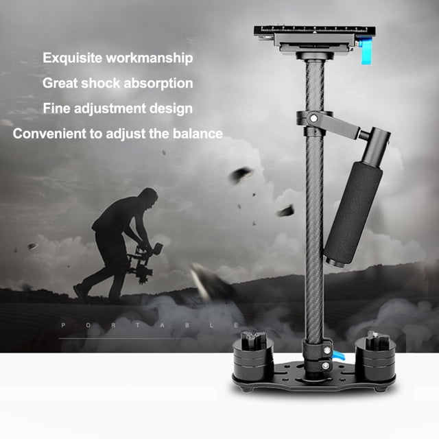 Camera Stabilizer,YELANGU S60T Carbon Fiber Handheld Stabilizer DSLR Stabilizer Smooth Operation