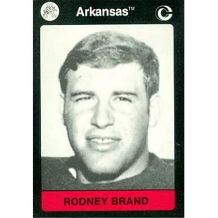 Rodney Brand Football Card (Arkansas) 1991 Collegiate Collection (Best Football Card Brand)
