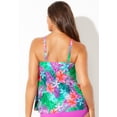 thumbnail image 4 of Swimsuits for All Women's Flyaway Bandeau Tankini Top, 4 of 6