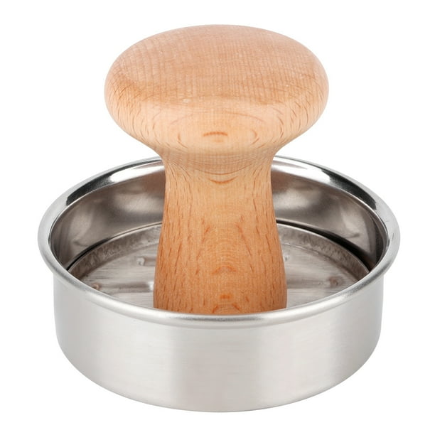 Molde de prensa de carne para hacer hamburguesas de acero inoxidable, máquina manual a presión para hacer hamburguesas, accesorios de cocina