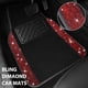 thumbnail image 2 of Alfombrillas para coche CAR PASS Bling Diamond, PVC, impermeables, 4 unidades, 2 of 8