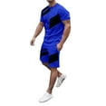 thumbnail image 1 of Kcodviy Men's 3D Short Sleeve Prom Suits for Men Suit Shorts Beach Tropical Suits for Men Hawaiianss Body Sports Shorts Mens Patterned Suit Sports Suit, 1 of 3
