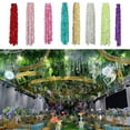 thumbnail image 3 of 10Pcs Artificial Hanging Silk Wisteria Hydrangea Total 33Ft Decorations for Office Hanging in White Pink Red Purple Yellow, 3 of 7