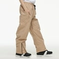 thumbnail image 2 of oqasdz Pants for Men Windproof Winter Outdoor Warm Thickened Double Shoulder Ski Trousers Sports Comfortable Trousers with Side Pockets, 2 of 6