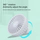 thumbnail image 5 of Ventilador USB para coche con luz ambiente RGB y aromaterapia - Ventilador multifunción giratorio de 360° de 3 velocidades para vehículo, hogar, oficina - Ventilador de refrigeración USB de 5V con, 5 of 6
