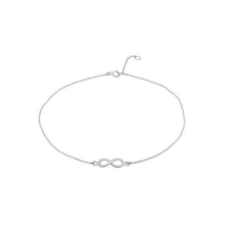 JewelersClub .925 Sterling Silver Women Anklets, 11 Inch