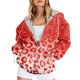 thumbnail image 1 of Puntoco Mujer Moda Impreso Blusa Manga Larga Tops Sudadera Bolsillos Con Capucha Puntoco Puntoco-1, 1 of 4
