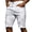 White, variant on XDZJLR Mens Jean Shorts Distressed Denim Shorts Ripped Casual Summer Street Style Denim Shorts Men 2Xl