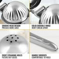 thumbnail image 4 of Zulay Kitchen Heavy Duty Stainless Steel Lemon Squeezer Large Manual Citrus Press Juicer and Lime Squeezer - Silver, 4 of 7