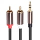 thumbnail image 3 of 3X Cable de Alta Fidelidad EstéReo de 3,5 mm una Cable de Audio Aux Jack 3,5 y Divisor para Amplificadores Audio Coche Aux TeléFono MóVil, 3 of 5