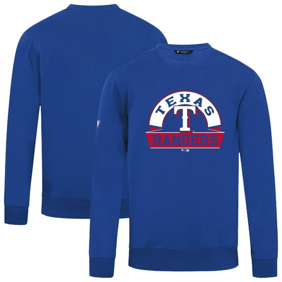 Men's Levelwear  Royal Texas Rangers Zane Banner Arch Sweatshirt