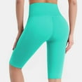 thumbnail image 3 of Pejock Athletic Shorts for Women, Plus Size Workout Shorts for Women, Stretch High Waist Yoga Pants, Capri Leggings Knee Length Swim Shorts Yoga Shorts, Fitness Running Shorts Biker Shorts, 3 of 6