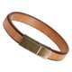 thumbnail image 2 of Brazalete Envolvente Yinane Pulsera para Hombre Marrón Claro 20.5cm, 2 of 8