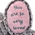 thumbnail image 3 of DEMDACO Isabella Bunny You are So Very Loved Pink and Grey 12 inch Soft Plush Fabric Cuddle Stuffed Animal, 3 of 4