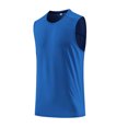 thumbnail image 5 of RYRJJ Men's Sleeveless Shirts Summer Casual Round Neck Tank Tops for Men Athletic Gym Workout Muscle Shirts(Blue,XL), 5 of 6