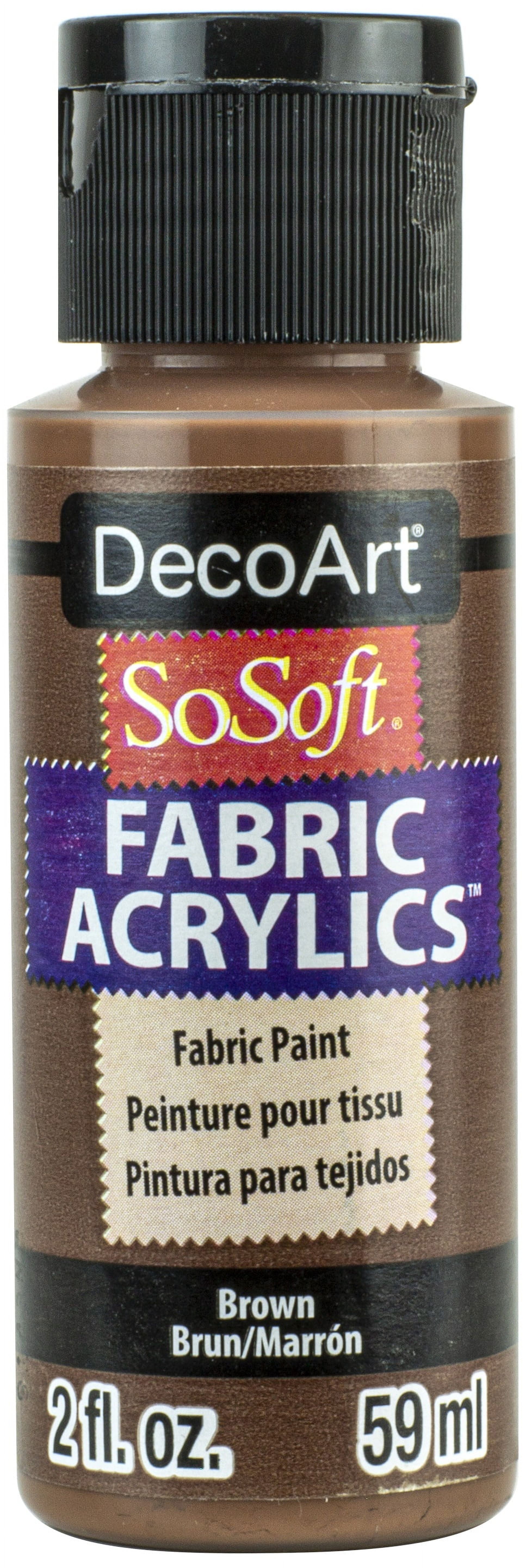 DecorRo White Fabric Paint - 250 L Peranent, Non-Toxic Textile Paint