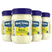 Best Foods Real Mayonnaise Creamy Condiment for Simple Meals Mayonnaise Sandwich Spread 15 oz, Pack of 4