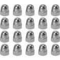 thumbnail image 1 of Tuercas de cabeza de cúpula de acero inoxidable 304 de diámetro de rosca, tuercas de casquillo hexagonal, 20 piezas, 1 of 5