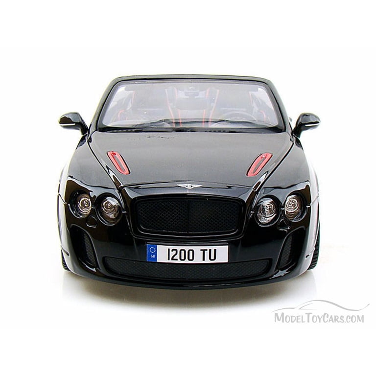 Bentley Continental Supersports Convertible ISR, Black - Bburago