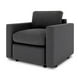 thumbnail image 1 of Sillón Individual Seccional Modular Moderno | Gris Carbón, 1 of 8