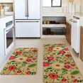 thumbnail image 1 of Retro Floral Floormat Classic Floral Design For Kitchen Living Room Bedroom For Daily For Giving, 1 of 3