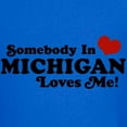 thumbnail image 3 of CafePress - Somebody In Michigan Loves Me Kids Dark T Shirt - Dark T-Shirt Kids XS-XL, 3 of 4