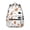 Mixed Breed Dog, variant on Corgi and Box Black Pattern Backpack for School, Cute School Bag with Adjustable Shoulder Straps and Padded Back, 15.3"x11"x7.1"