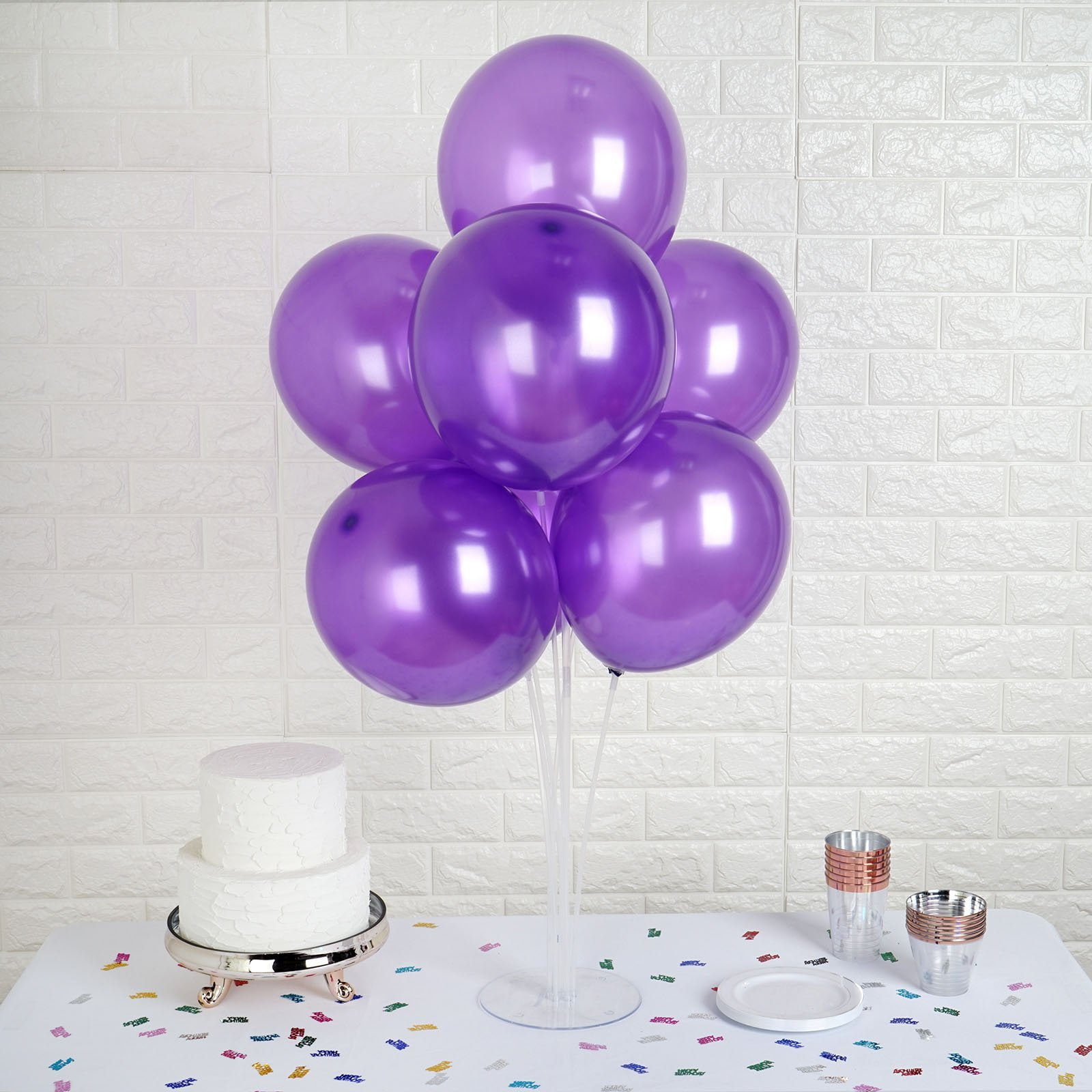Efavormart 25pcs 12" Metallic Latex Balloons Round Balloons for Wedding