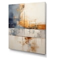 thumbnail image 2 of Designart "Golden Beige Road Tapestry I" Abstract Collages Canvas Prints, 2 of 7