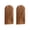 Brown, variant on Wooden Wall Planter Vase Set of 2, Boho Hanging Planter for Indoor Plants & Flowers, Natural Wood Wall-Mounted Planters for Art Home Decor - Living Room, Bedroom, Bathroom, Patio