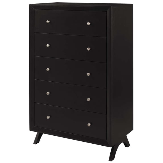 Modern Contemporary Urban Design Bedroom Living Room Dresser Drawer Chest Stand, Wood, Brown