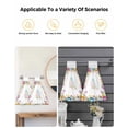 thumbnail image 5 of Pastoral Style Flowers Plants Hand Towel Hanging Cloth Quick Dry Absorbent Towel Kitchen Hanging Towel Cleaning Rag, 5 of 6